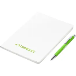 Altitude Nixon Notebook & Pen Set Lime Branded.